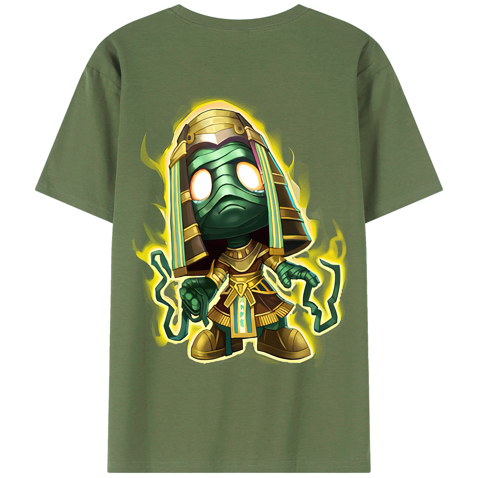（画像用） リーグ・オブ・レジェンド League of Legends LOL 綿100％ メンズ半袖Tシャツ（バックプリント） 通気性